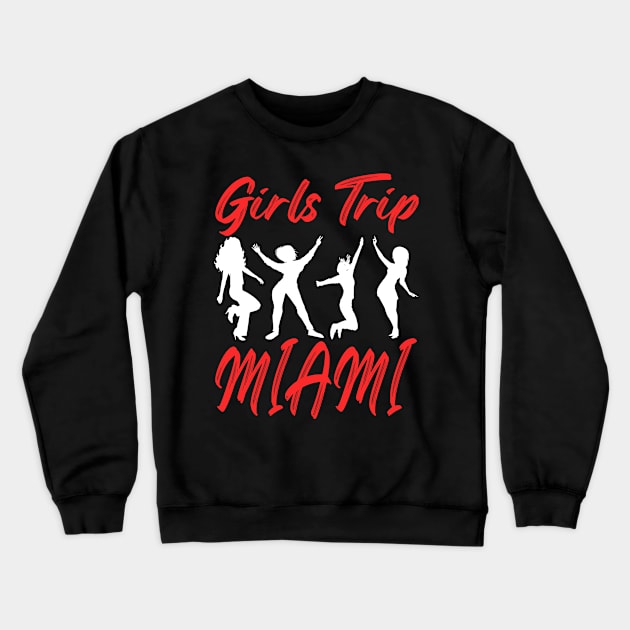 miami girls trip Crewneck Sweatshirt by Darwish